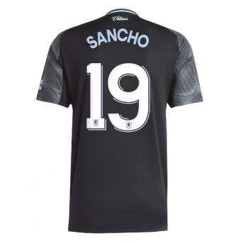 Aston Villa Jadon Sancho #19 Maglia Gara Trasferta Repliche 2025-26 Maniche Corte